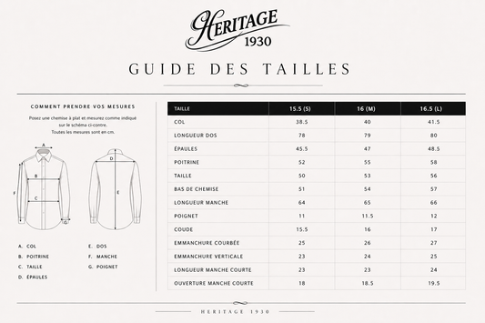 Chemise Col Club Bleu