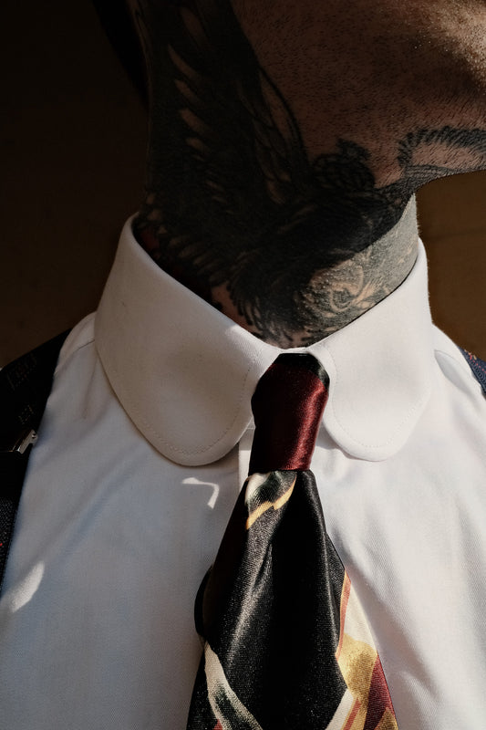 Chemise Col Club Blanche