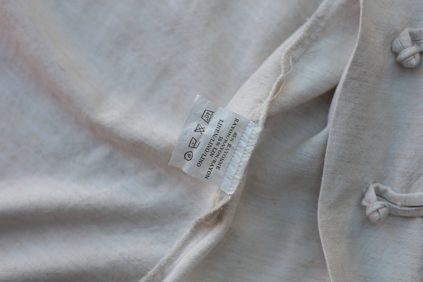 Chemise vintage d’inspiration asiatique